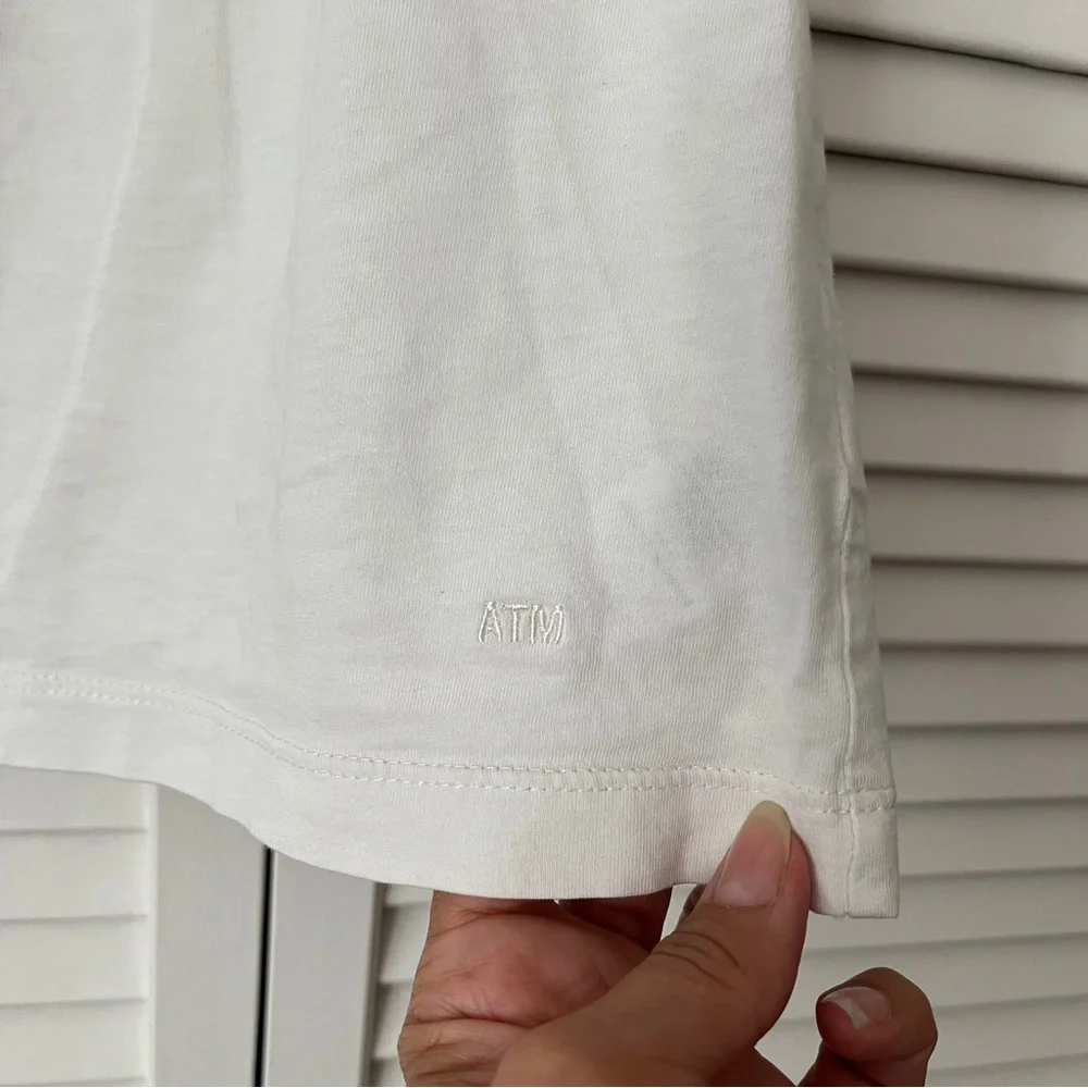 ATM Antony Tomas Melillo Black-White tie dye sleeveless top, 100% cotton, size M - Picture 3 of 5